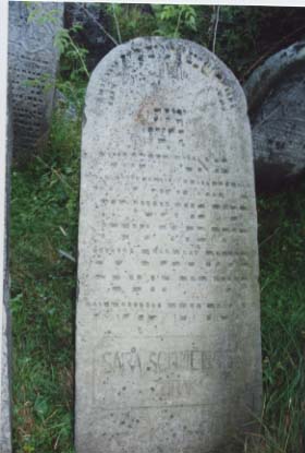 Sara Schmerler
        gravestone